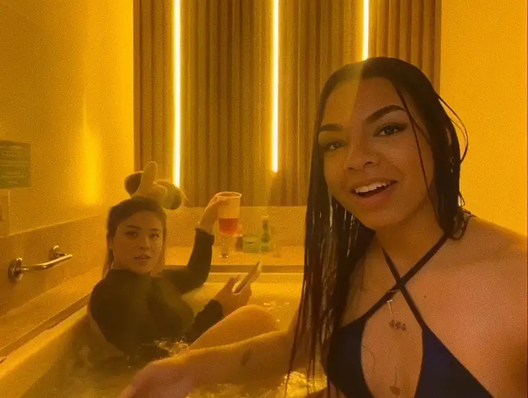 Brazilian teens shaking their asses for big dick on Ometv